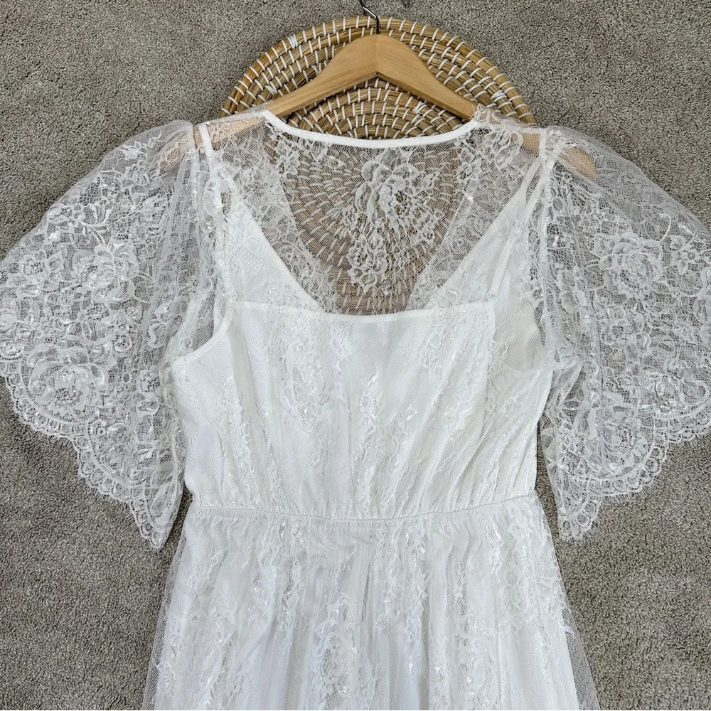 Baltic Born White Lace Maxi Dress - Picture 10 of 15